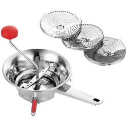 Pedrini Kartoffelstampfer Durchm. ¥ 24, Passiermühle, Silber
