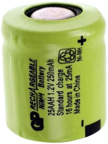 GP GPIND25AAHB Spezial-Akku 1/3AA Flat-Top NiMH 1.2V 250 mAh