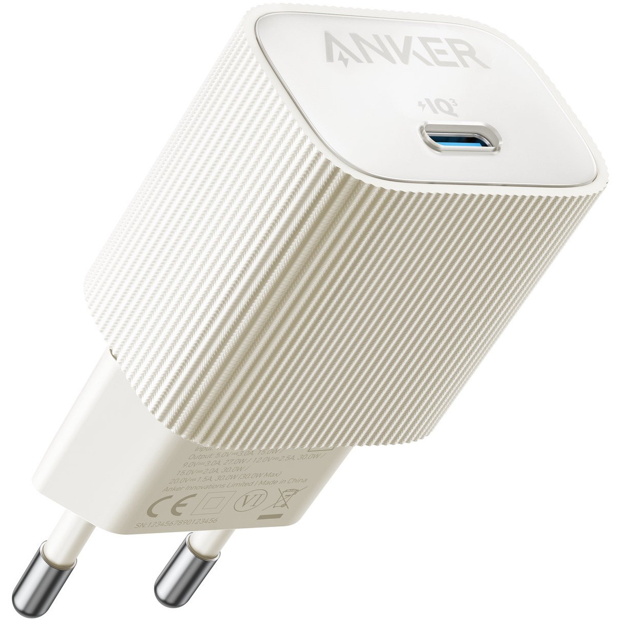 Anker Nano USB-C Wall Charger 30W Oplader Wit