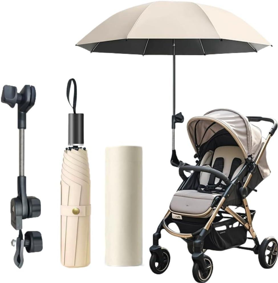Merkloze paraplu voor een babykinderwagen