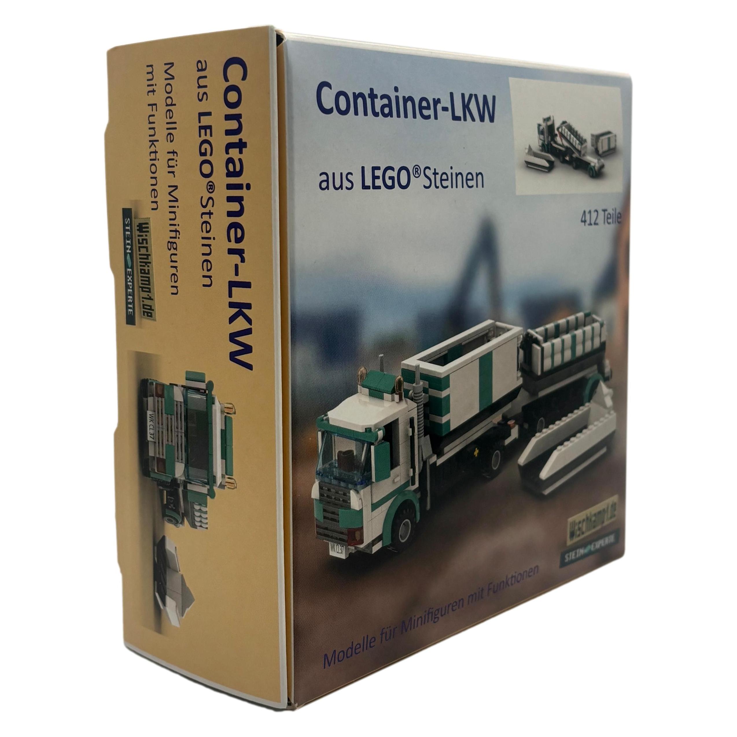LEGO LKW mit Container & Anhaenger - 7,5 Tonner Baustellenfahrzeug fuer City, Transport & Baustelle (70229034)