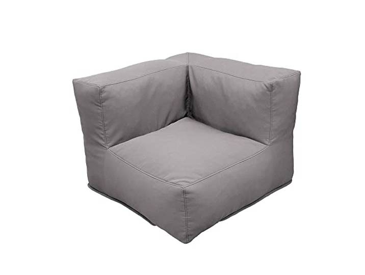 RED DECO Ecksessel, grau, one Size