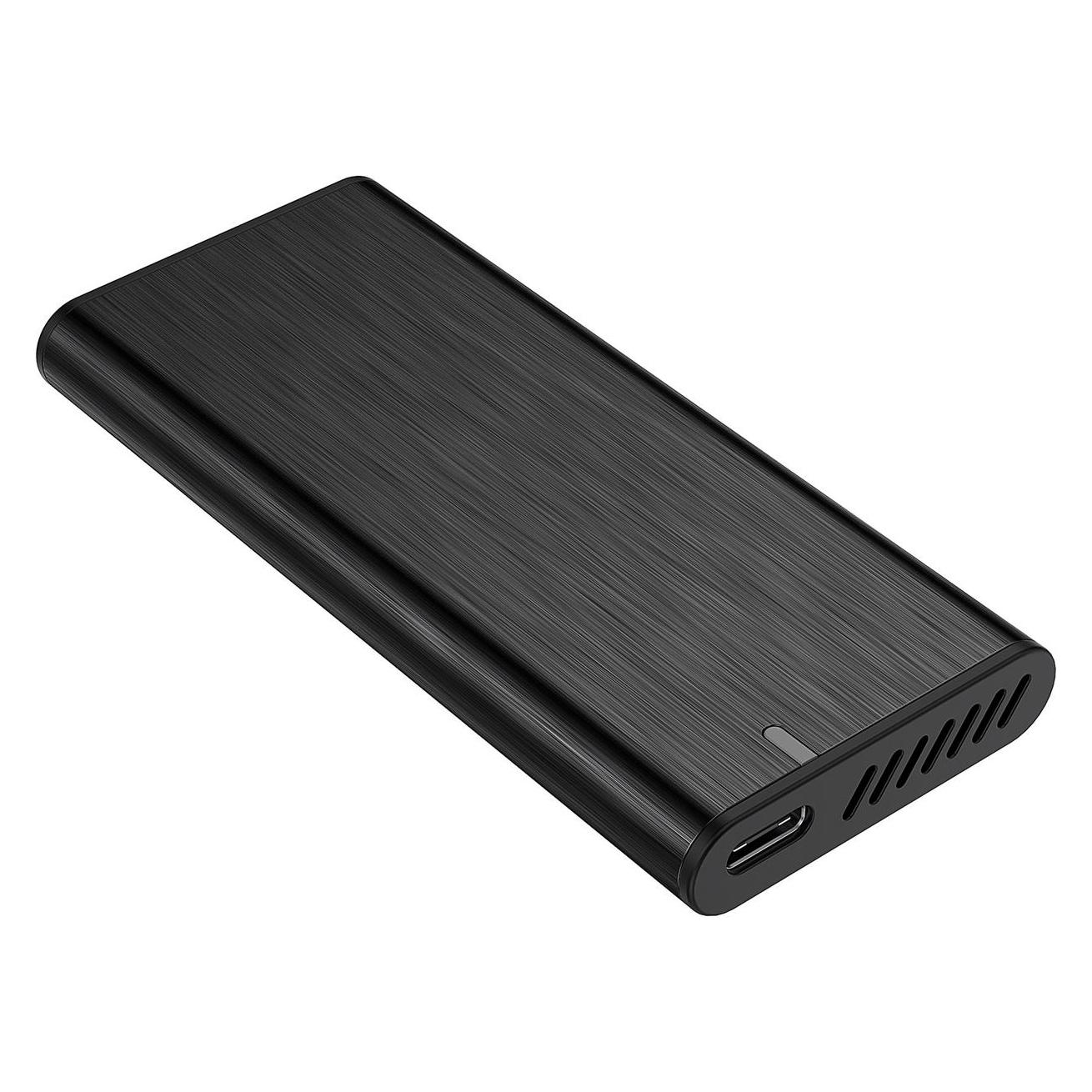 Aisens ASM2-008B Speicherlaufwerksgehäuse SSD-Gehäuse Schwarz M.2 (M.2) (ASM2-008B)