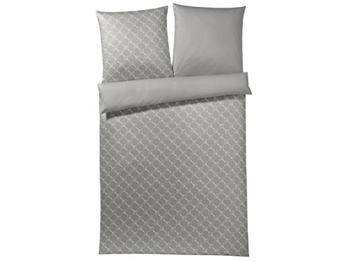 Joop, Mako-Satin-Bettwäsche, Kornblumen-Muster mit nuancierten Farben 155x200 + 1x 80x80 sand