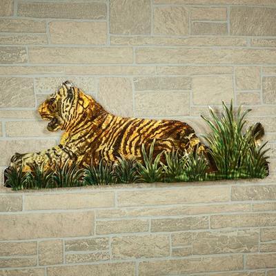 Artelier Studio Llc. Jungle Watch Tiger Wall Sculpture