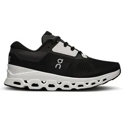 ON Damen Laufschuhe Cloudstratus 3, Größe 42 in Schwarz Schwarz