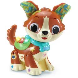 VTech 80-552564 Lauf-mit-Mir-Hündchen Babyspielzeug, bunt (Zerrspielzeug Hund), Hundespielzeug