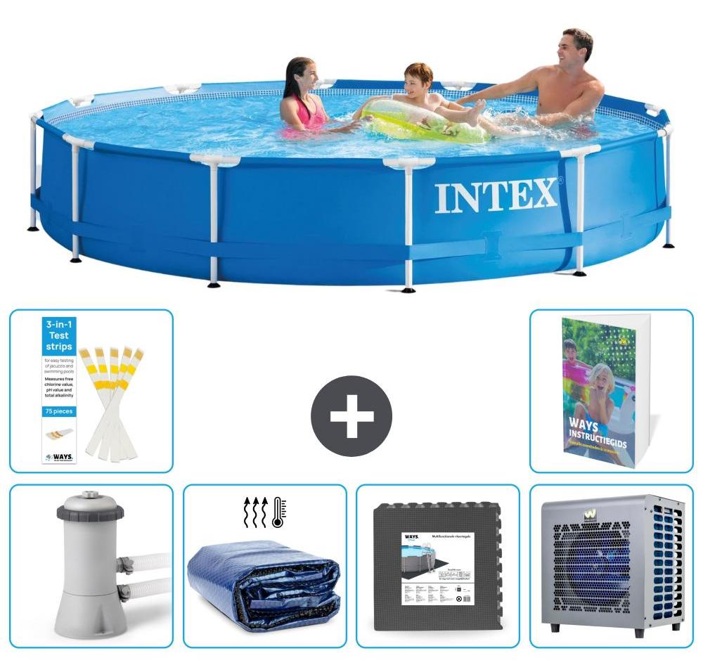Frame Pool Rund - 366x76 cm - 5-teilig S190