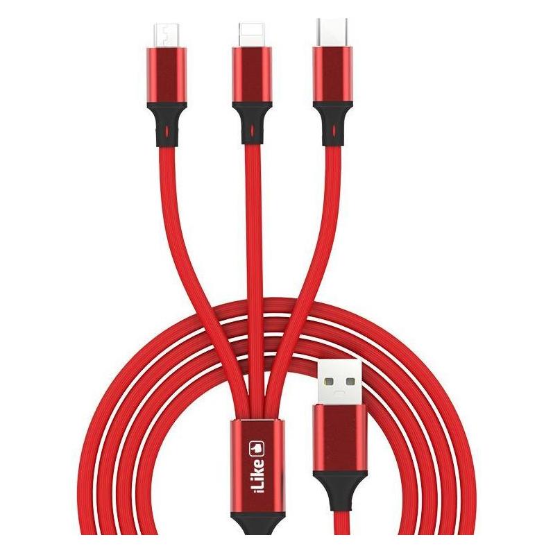 iLike Charging Cable 3 in 1 CCI02 (ILIKE)