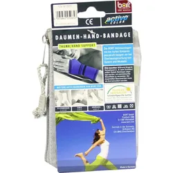 BORT ActiveColor Daumen Hand Band.medium blau 1 St Bandage