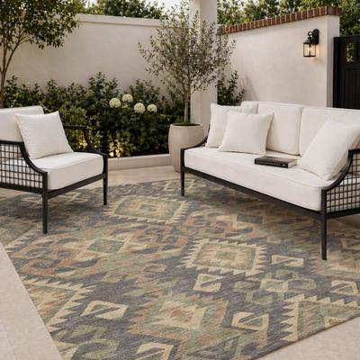Addison Rugs Machine Washable Indoor/ Outdoor Boho Chamberlain Chantille Rug