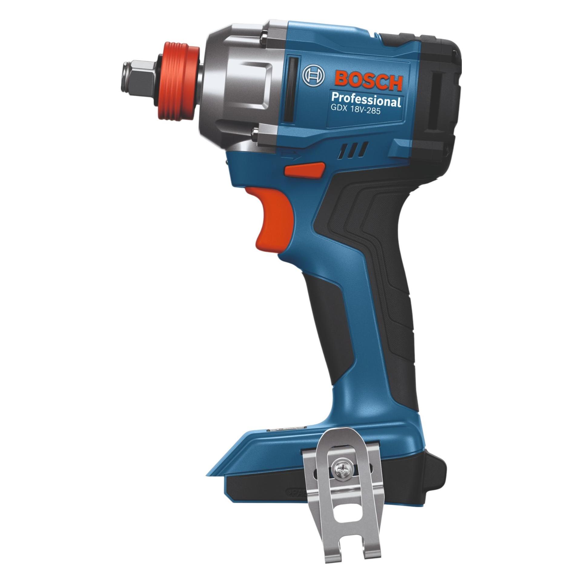 Bosch Professional Bosch GDX 18V-285 Professional Akku Drehschlagschrauber 18 V 285 Nm + 2x Akku 4,0 Ah + Ladegerät + (Schlagschrauber) (06019N2100)