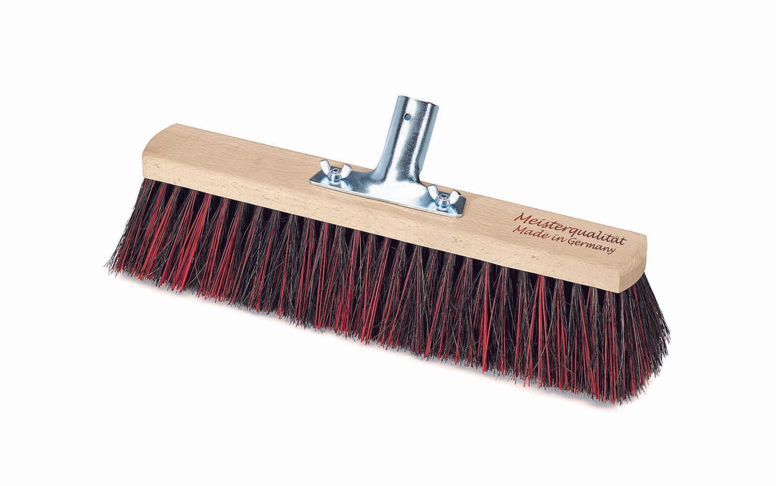 Nölle Besenkopf Holz braun/rot 235470