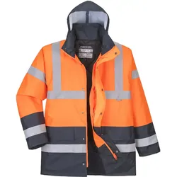 Warnschutz Winterjacke "S467" Traffic - 4XL - Orange