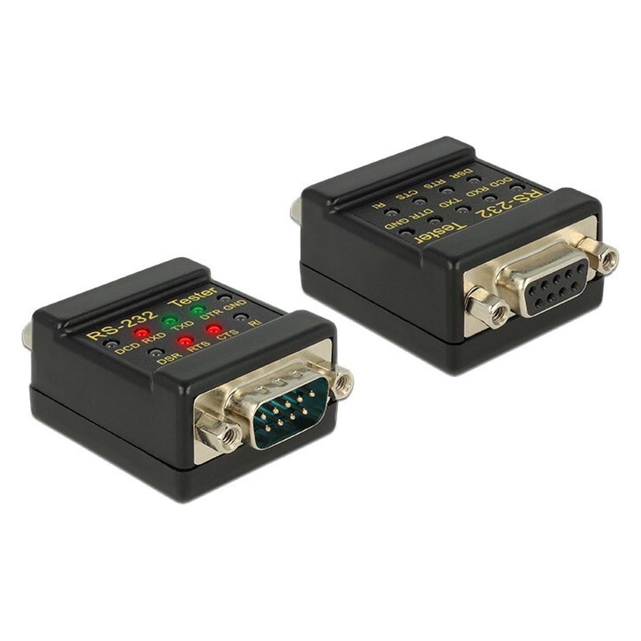 Delock RS-232 Tester DB9 Buchse (87713)