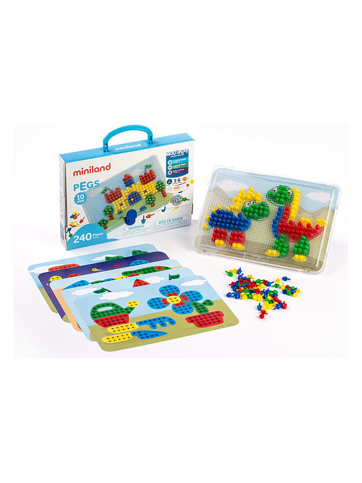 Miniland 240tlg. Steckpuzzle - ab 3 Jahren - onesize
