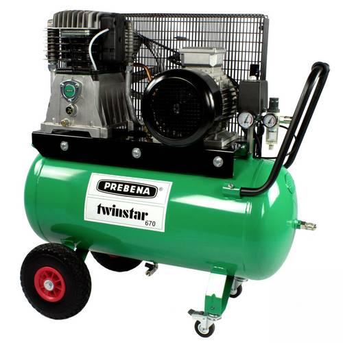 Prebena Druckluft-Kompressor TWINSTAR670 90l 10 bar