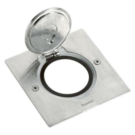 Legrand LEG 089700 Deckelsatz 1X2Mod Inox Quad (089700)