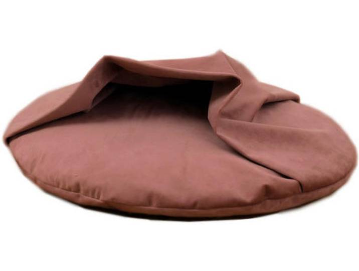 Haustierkissen, Rosa, Uni, Füllung: Polyester, 43x20x43 cm, Bezug abnehmbar und waschbar, weich gepolstert, besonders weich, Freizeit & Co, Tierbedarf, Tierzubehör