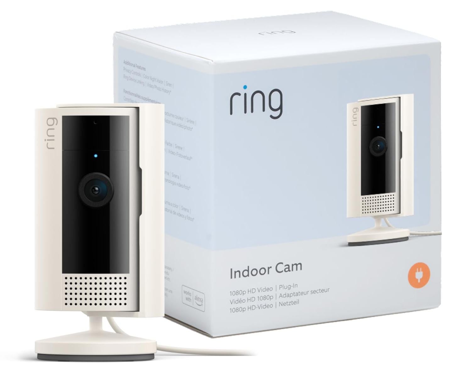 Ring binnencamera 2e generatie bewakingscamera voor binnenshuis
