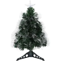 vidaXL Künstlicher Weihnachtsbaum Grün 64 cm PVC