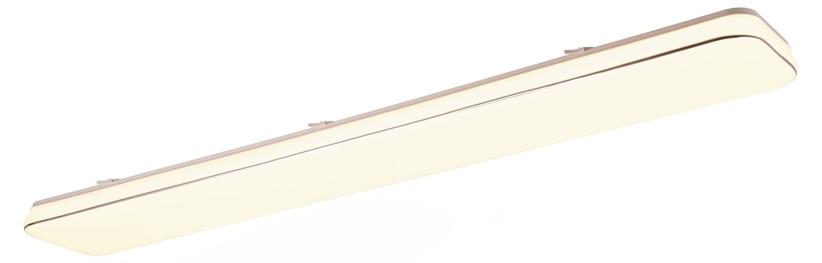 TRIO Blanca LED plafondlamp rechthoekig wit/chroom dimbaar