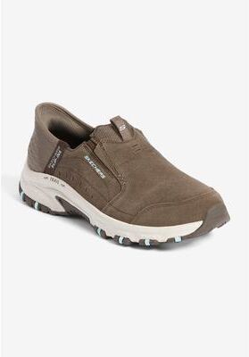 Women's The Slip-Ins™ Hillcrest Sunapee Trail Sneaker by Skechers in Dark Taupe Medium (Size 8 1/2 M)