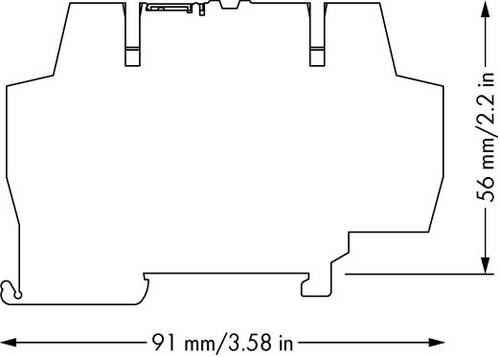 WAGO 792-801 Überspannungsschutzmodul Grau 1St.