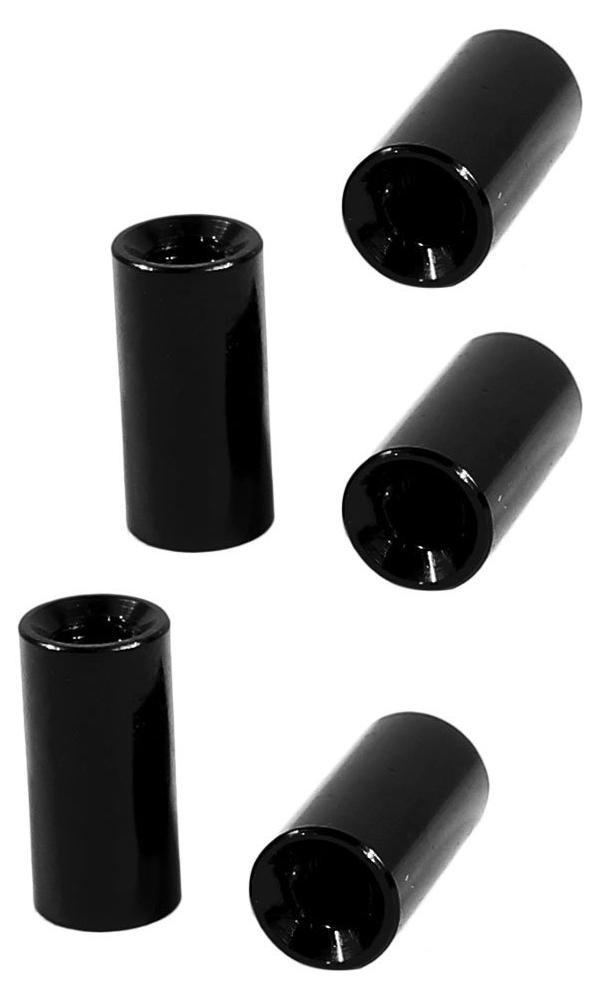 Dripio Verpakking van 5 aluminium afstandhouders, M3 x 10 mm, zwart