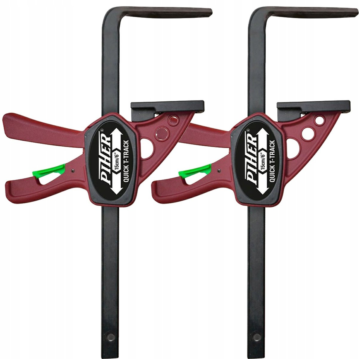 Piher P52106 Snelspanklem T-Track 22cm 60kg Set van 2