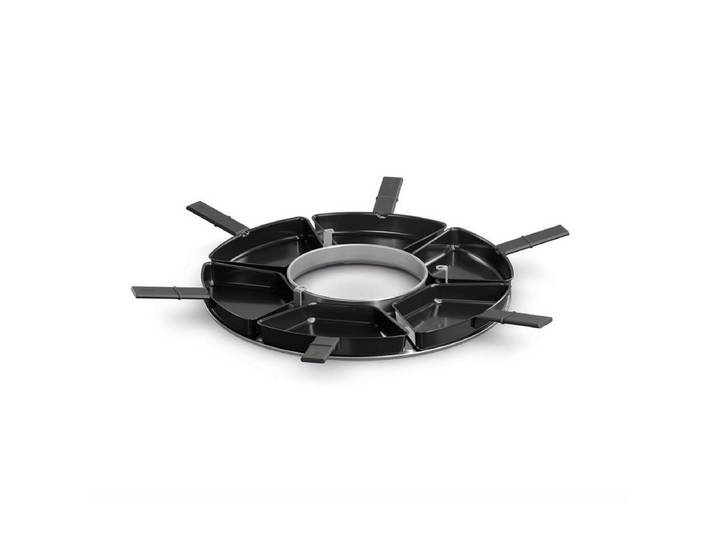 höfats Grillpfanne CIRCLE 35 Pfännchen-Set (6 Stück), (6-tlg., mit antihaft Beschichtung, inkl. 6 Holz-Spachtel), Grillschalen zum Warmhalten, Garen und Überbacken von Grillgut