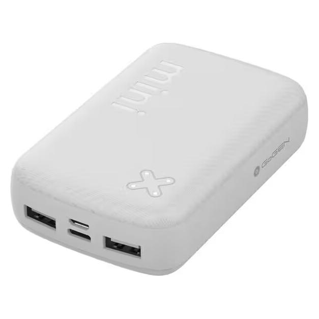 GoGen Powerbank PB100009W 10000 mAh biały (10000 mAh) (GOGPB100009W)
