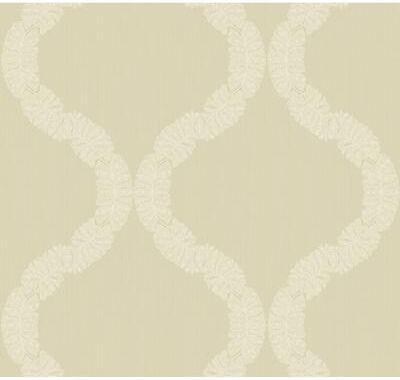 Seabrook Designs Eleonore Ogee Unpasted Wallpaper