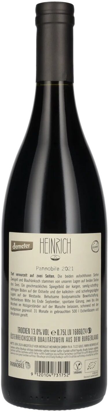 Weingut Heinrich Heinrich Pannobile 2021 13% Vol. 0,75l