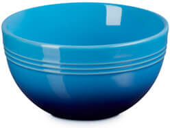 Le Creuset Azure Stoneware Coupe Collection 12cm Snack Bowl