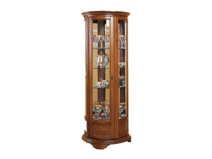 Xlmoebel Vitrine Luxus Vitrine mit Glasfront und eleganter Präsentationsfläche (1-St., Vitrine) Hergestellt in Europa