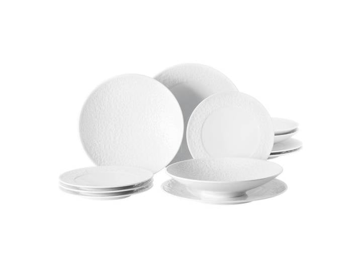 Seltmann Weiden Tafelservice Nori Home, Weiß, Keramik, 12-teilig, Essen & Trinken, Geschirr, Geschirr-Sets, Tafelservice