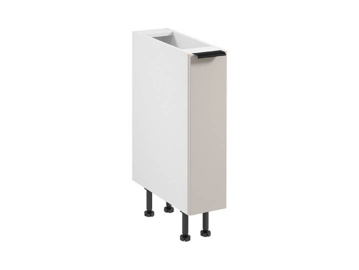 ROYAL24_MARKT Apothekerschrank - Schmale Eleganz für Ihre Küche. (Küche Apothekerschrank, 1-St., Premium - Sorento Weiß Beige - D20C) Zeitlos - Exklusiv - Top Qualität.