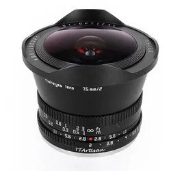 2,0/7,5 mm, Canon RF-Mount schwarz, Fisheye Objektiv