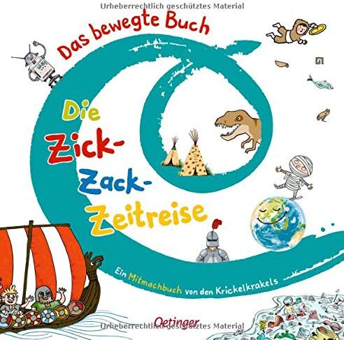 Die Krickelkrakels - Das bewegte Buch: Die Zick-Zack-Zeitreise - Preis vom 12.10.2026 11:37:12 h