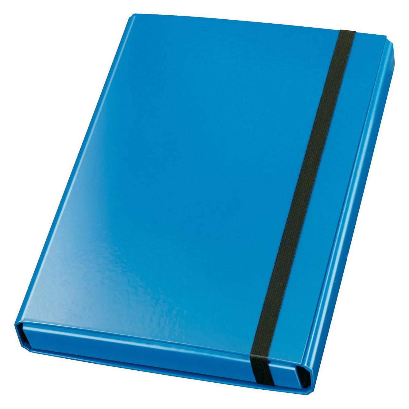 Veloflex Dokumentenbox, Sammelbox VELOCOLOR, Karton, A4, 230 x 320 x 40 mm, 40 mm, blau (A4) (4443351)