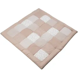 Ullenboom Krabbeldecke & Laufgittereinlage Waffelpiqué 120x120 cm, beige