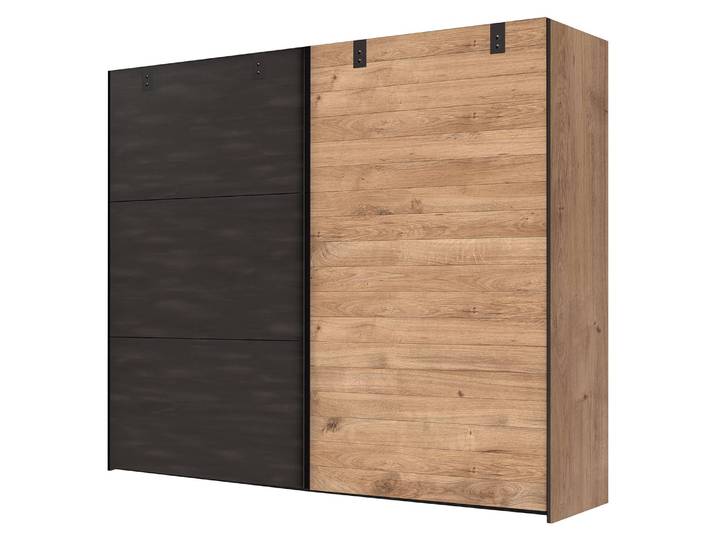 Schwebetürenschrank Detroit 250cm Braun