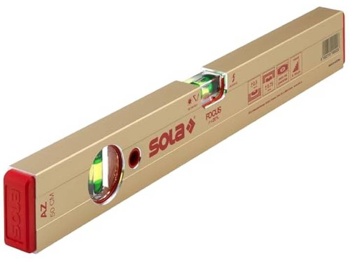 Sola 1160701 AZ 50 Spirit Level, Goud, 50 cm