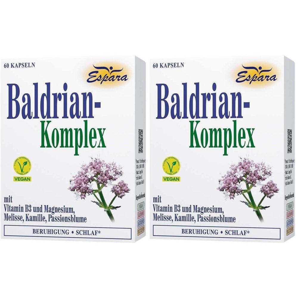 Baldrian KOMPLEx x2 2x60 St Kapseln
