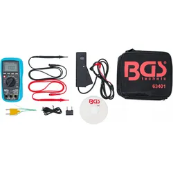 BGS, Multimeter, Kfz-Digital-Multimeter mit USB-Schnittstelle (Hand-Multimeter)