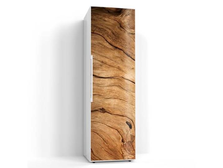 DEQORI Magnetfolie für Kühlschrank 60x200 cm Motiv Detaillierte Holzmaserung dekorative Magnetmatte Gefrierschrank Schutz Magnet Deko-Folie selbstklebend, magnetisch & wasserabweisend