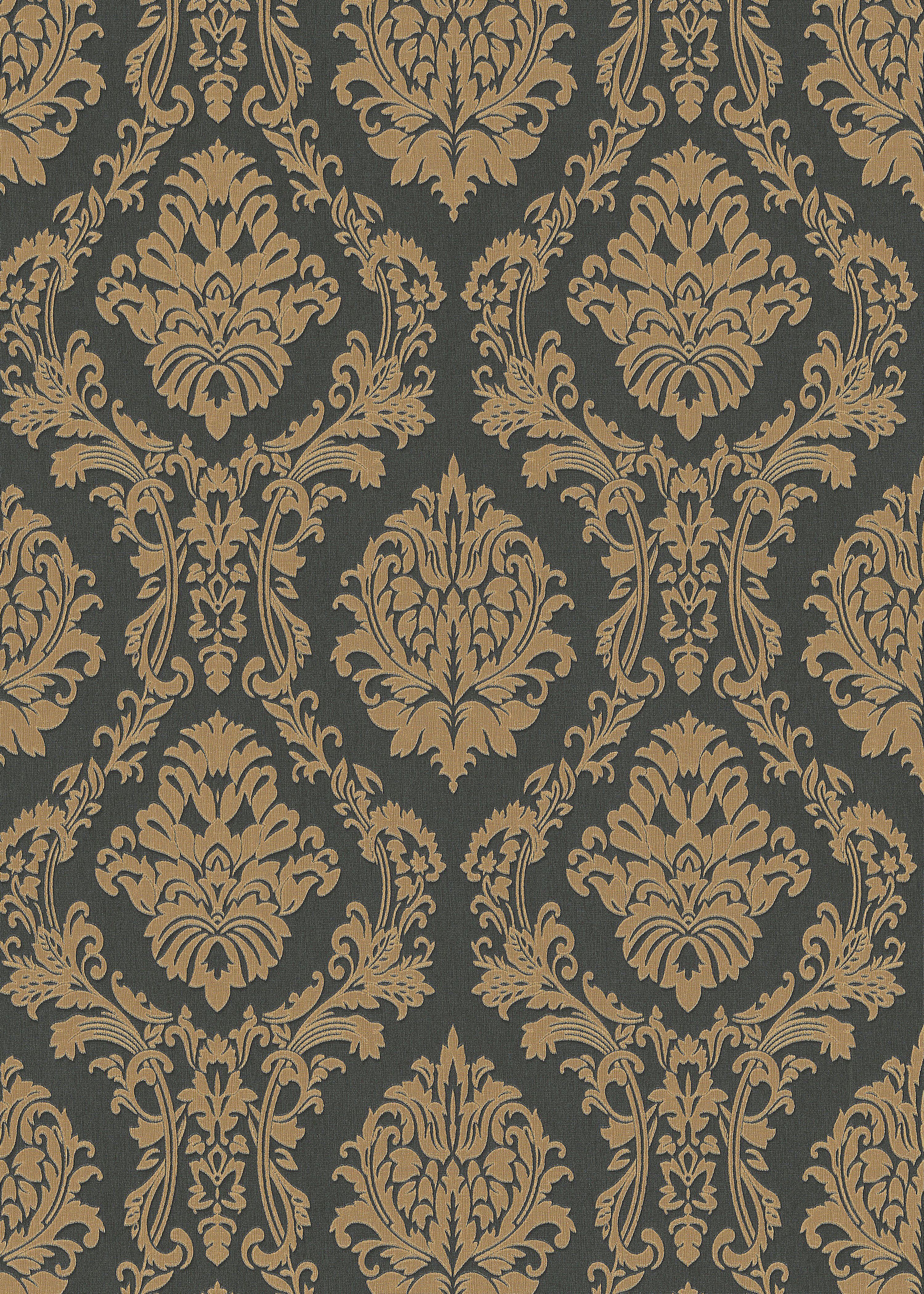 Vliestapete ERISMANN "Vliestapete ROYAL", gold, B:0,53m H:0,09m L:10,05m, Vlies, Tapeten, Vliestapete, Phthalate frei