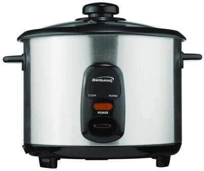 Brentwood TS-10 Stainless Steel 5-cup Rice Cooker