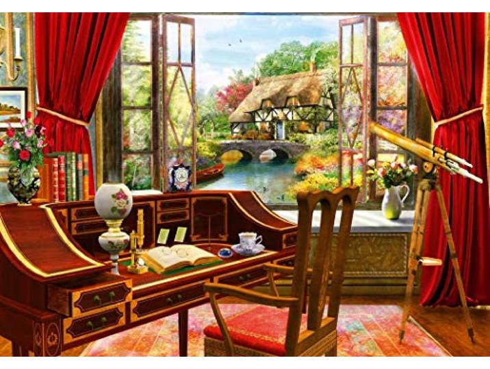 BLUEBIRD PUZZLE 1000 el. Studio z widokiem na pieknĂ chatkĂ [PUZZLE]